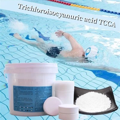 90% TCCA 200g tabletta granulátum por vízkezeléshez használt fertőtlenítés algák és gombák eltávolításához