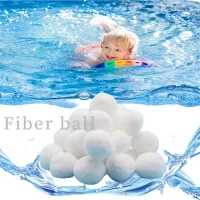 Gyártó Fiber Ball úszómedence, amely az üledék szűrésére szolgál