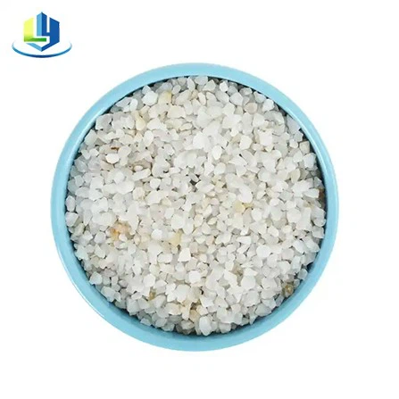 SiO2 Yellowish And White Water Filter Media Quartz Silica Sand